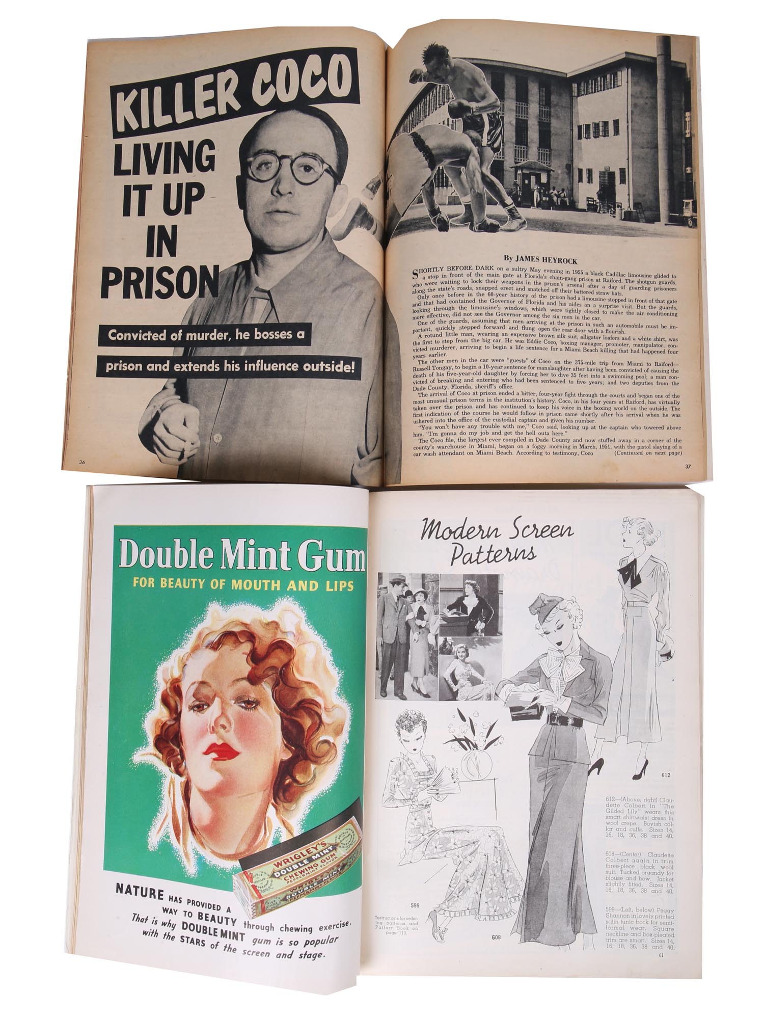 VINTAGE COLLECTION OF MODERN SCREEN MAGAZINES PIC-3